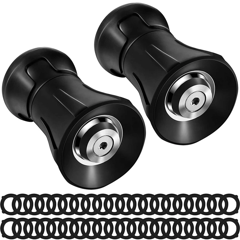 2 Pieces Fireman Style Hose Nozzles Hose Spray Nozzle with 40 Pieces Washers for Car Wash, Patio Cleaning
2 Pieces Fireman Style Hose Nozzles Hose Spray Nozzle with 40 Pieces Washers for Car Wash, Patio Cleaning