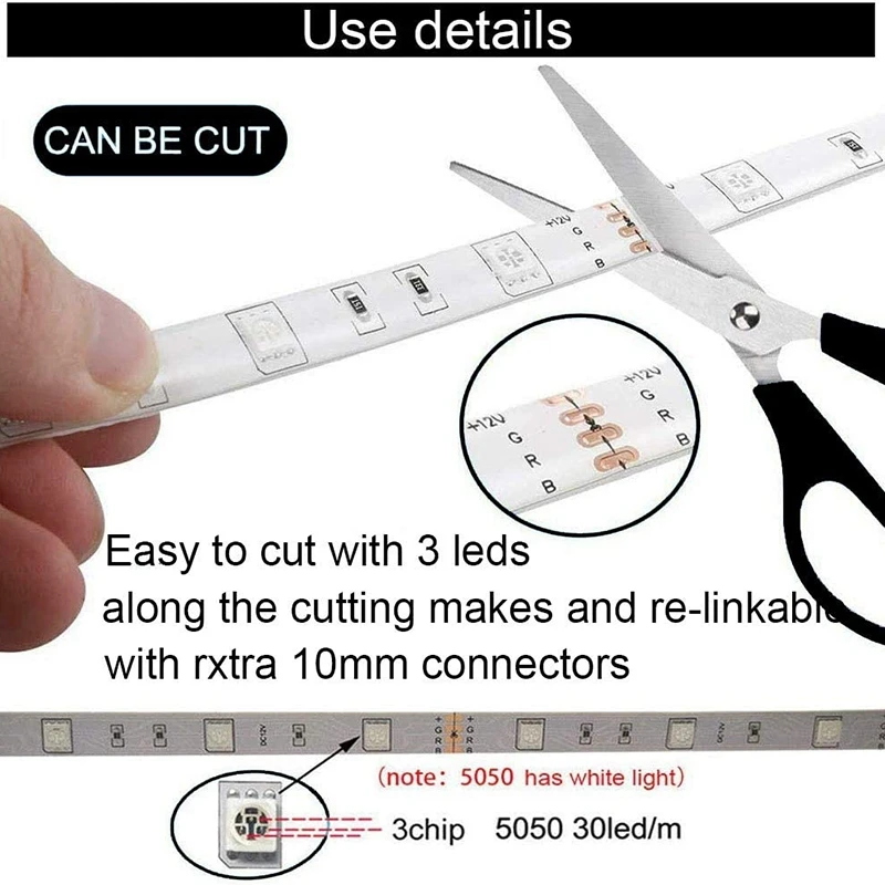 65.6FT/20M RGB Strip Lights Music Sync,Smart App Control,Remote,5050 RGB LED Light Strip Color Changing
65.6FT/20M RGB Strip Lights Music Sync,Smart App Control,Remote,5050 RGB LED Light Strip Color Changing