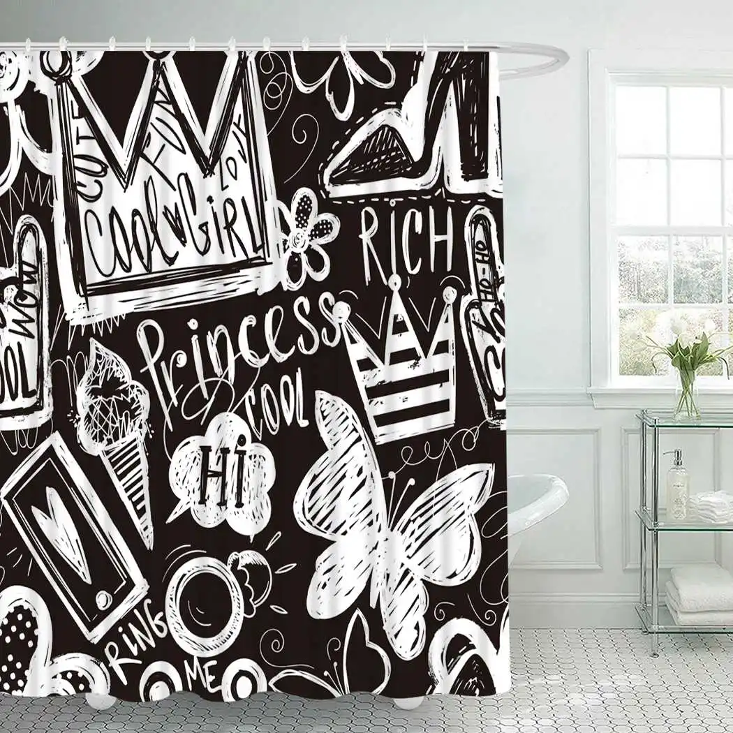 Heart Shower Curtain With Hooks For Bathroom Crowns Princess Waterproof Polyester Bath Shower Curtain Set Home Bathroom Decor
Heart Shower Curtain With Hooks For Bathroom Crowns Princess Waterproof Polyester Bath Shower Curtain Set Home Bathroom Decor