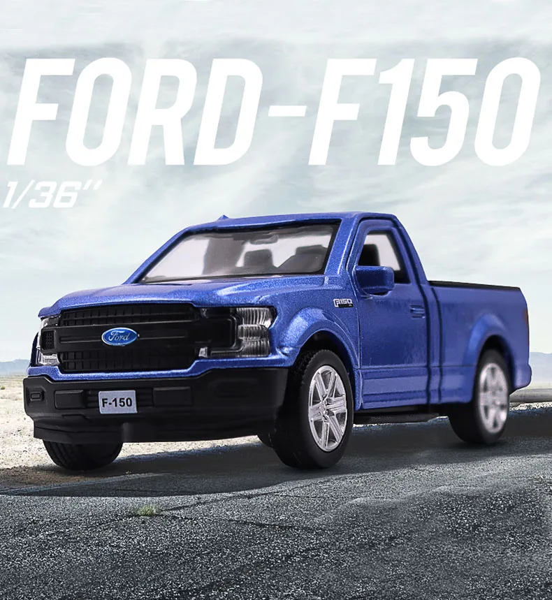 1:36 Scale Ford F-150 Pick-up Truck Model Car Alloy Metal Diecast Vehicle Toys Pull Back For Children Gift Original Box
1:36 Scale Ford F-150 Pick-up Truck Model Car Alloy Metal Diecast Vehicle Toys Pull Back For Children Gift Original Box