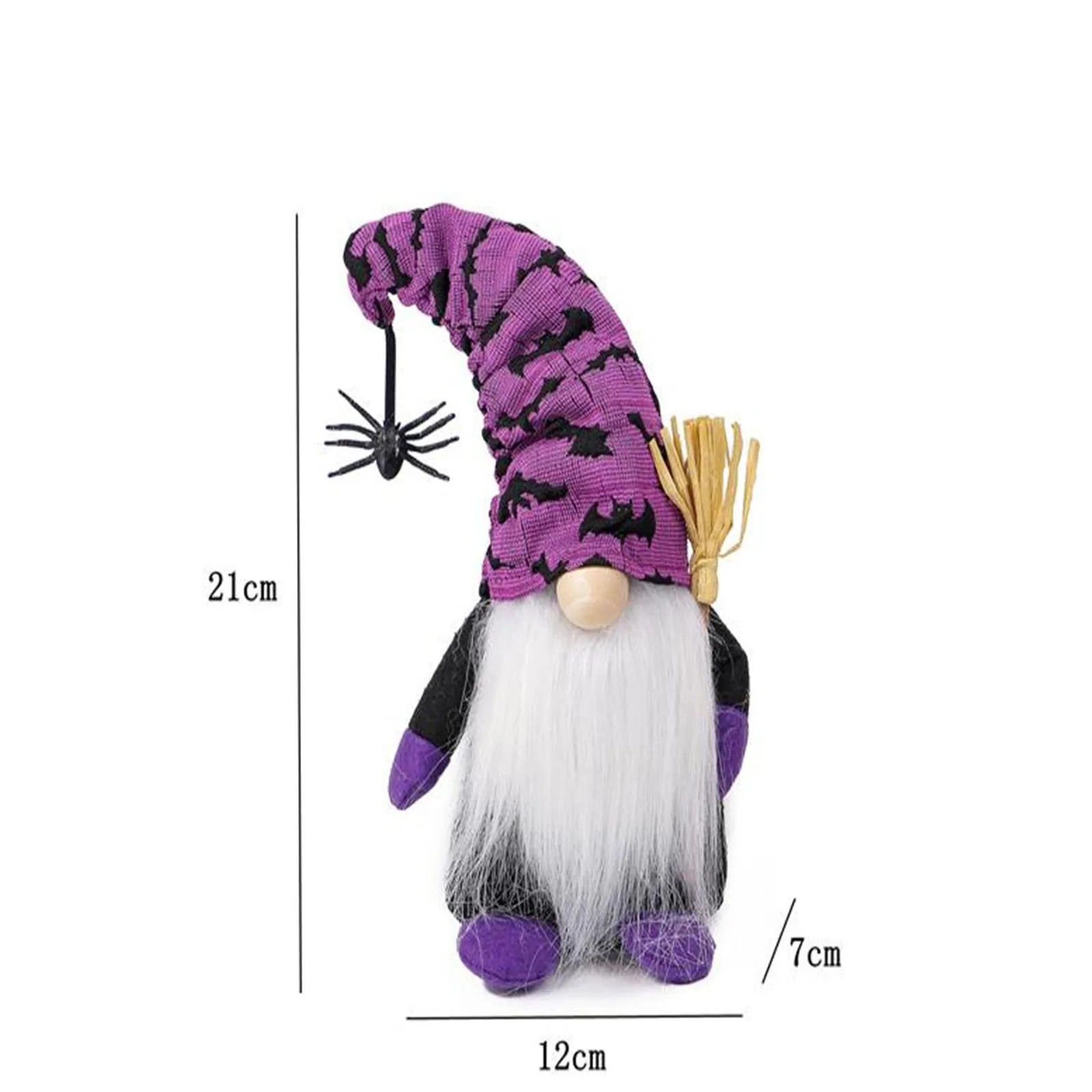 Faceless Gnome Hold Broom Figurines Halloween Pumpkin Spider Doll Home Decoration Cute Desktop Indoor Miniatures Ornament
Faceless Gnome Hold Broom Figurines Halloween Pumpkin Spider Doll Home Decoration Cute Desktop Indoor Miniatures Ornament