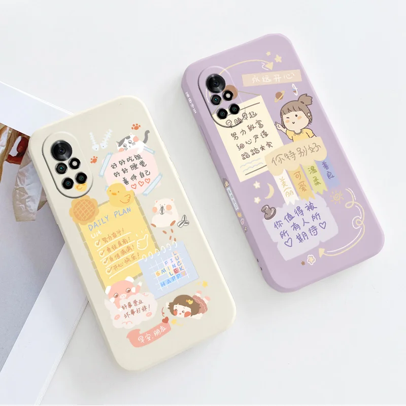 Cheer Note Phone Case For Huawei Nova8 8Pro 8SE Nova 7 7Pro 7SE 6 6se 5 5Pro 5Z 5I 5Ipro 5T 4 4E Liquid Silicone Cover
Cheer Note Phone Case For Huawei Nova8 8Pro 8SE Nova 7 7Pro 7SE 6 6se 5 5Pro 5Z 5I 5Ipro 5T 4 4E Liquid Silicone Cover