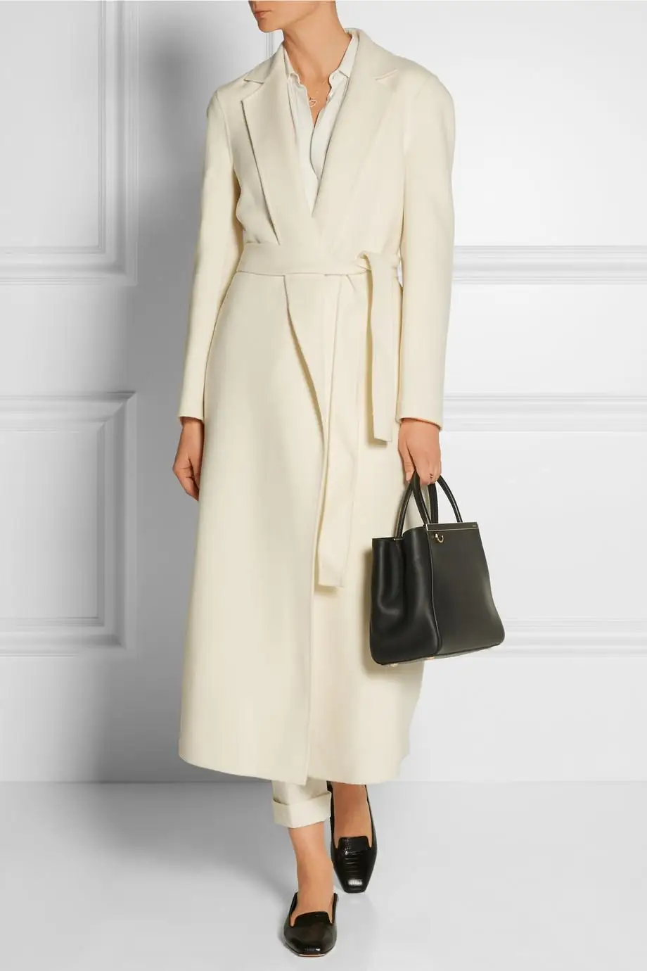 White Solid Ladies Long Coat Winter Slim Warm Fashion Wool Blend Coat and Coat Elegant Long Ladies Coat
White Solid Ladies Long Coat Winter Slim Warm Fashion Wool Blend Coat and Coat Elegant Long Ladies Coat