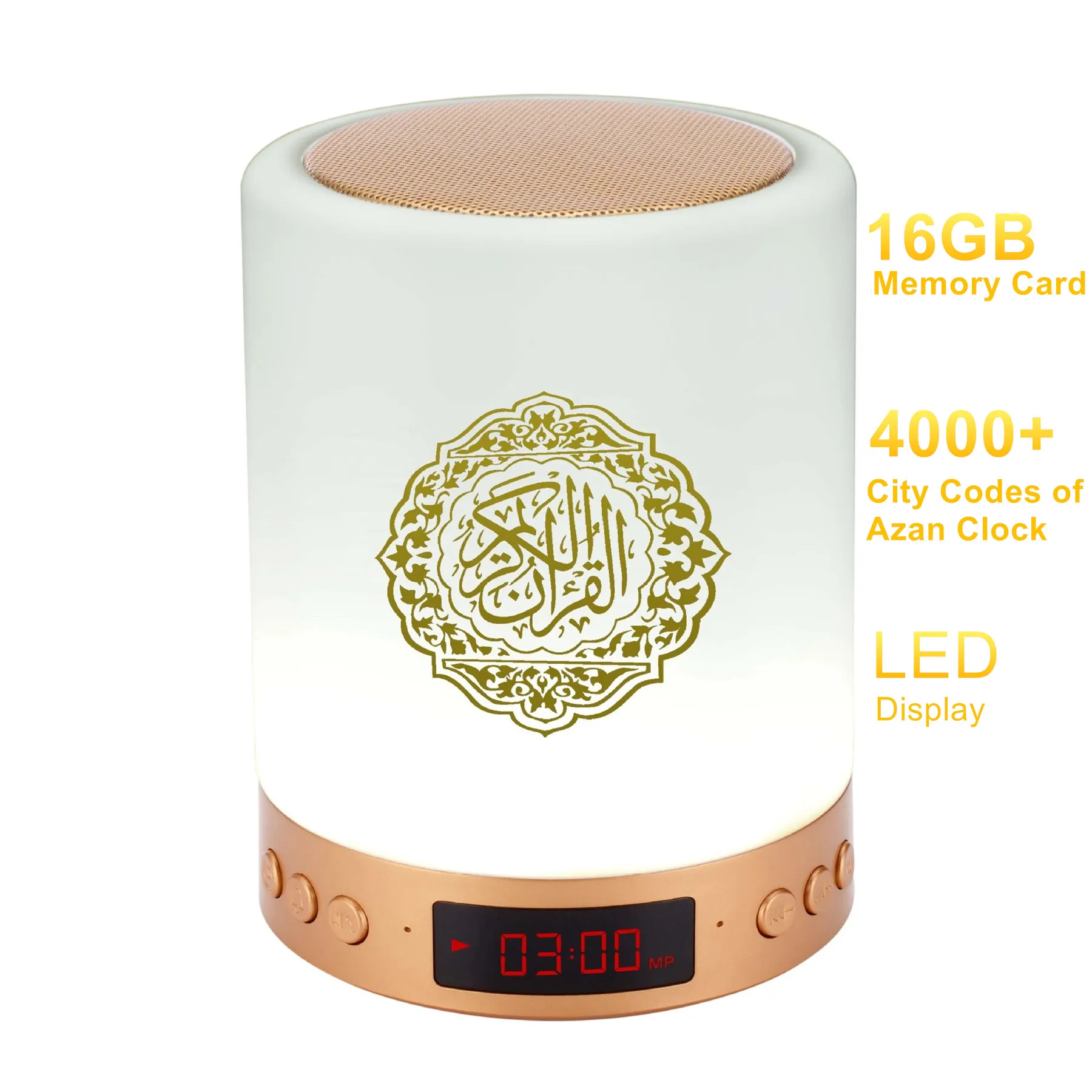 Подарок Рамадан Коран Колонка Azan светильник портативный Bluetooth светодиодный сенсорный Коран лампа мусульманский mp3 Коран плеер
Подарок Рамадан Коран Колонка Azan светильник портативный Bluetooth светодиодный сенсорный Коран лампа мусульманский mp3 Коран плеер