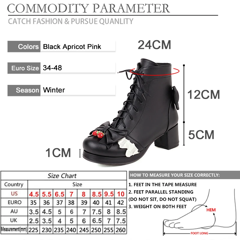 BYQDY High Heels Woman Boots Round Toe Patent Leather Lolita Shoes For Girls Princess Bowknot Platform Boots Shoes Cosplay 48
BYQDY High Heels Woman Boots Round Toe Patent Leather Lolita Shoes For Girls Princess Bowknot Platform Boots Shoes Cosplay 48