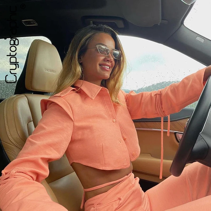 Cryptographic Fashion Outfit 2 Piece Set Breasted Cropped Top and Pants Suits Women's Set Fall 2021 Matching Set High Rise Pants
Cryptographic Fashion Outfit 2 Piece Set Breasted Cropped Top and Pants Suits Women's Set Fall 2021 Matching Set High Rise Pants