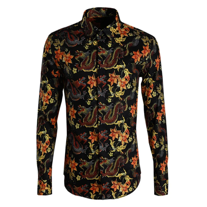 New Cotton Mens Shirts Luxury Allover Printing Long Sleeve Men Shirt Fashion Casual Slim Fit Shirts Men Plus Size
New Cotton Mens Shirts Luxury Allover Printing Long Sleeve Men Shirt Fashion Casual Slim Fit Shirts Men Plus Size