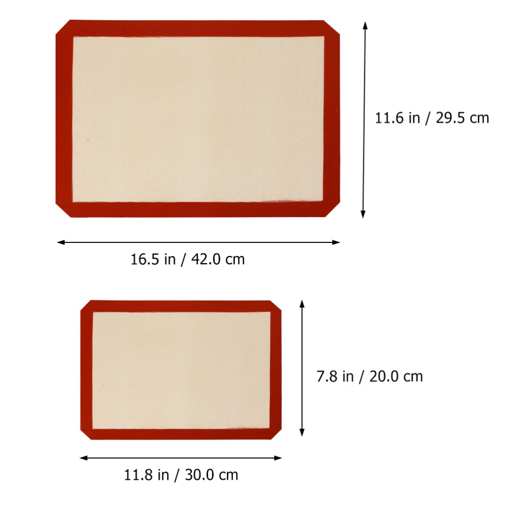 4pcs Silicone Baking Mats Bake Pans Cushions Nonstick Oven Liners Bake Mats
4pcs Silicone Baking Mats Bake Pans Cushions Nonstick Oven Liners Bake Mats