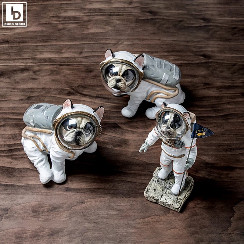 Creative Aviation Space Dog Cat Astronaut Figurine Figure Statue Sculpture Living Room Office Ornaments Home Decor Decoration
Creative Aviation Space Dog Cat Astronaut Figurine Figure Statue Sculpture Living Room Office Ornaments Home Decor Decoration