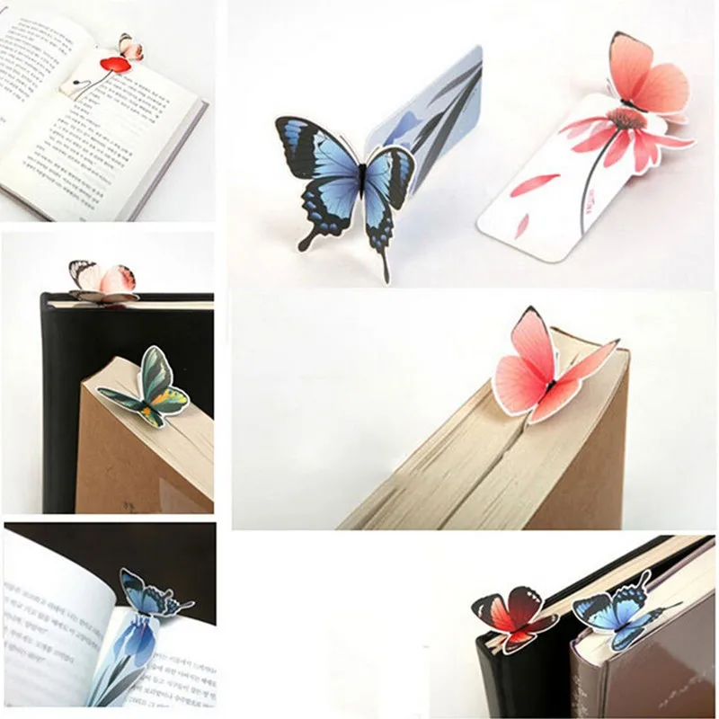 9.5cm*3cm Mini Paper 3D Stereo Butterfly Bookmarks Flower Print Bookmark For Girls Gifts Card Book Accessories Random Color
9.5cm*3cm Mini Paper 3D Stereo Butterfly Bookmarks Flower Print Bookmark For Girls Gifts Card Book Accessories Random Color