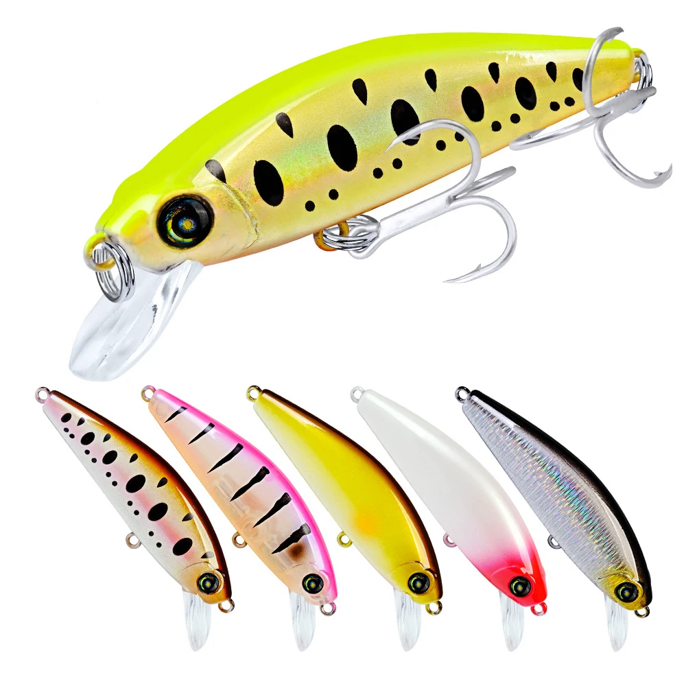 1 Pcs Artificial Hard Bait Minnow Fishing Lures Wobbler Crankbait Floating 8# Treble Hook Bass Pike Swimbait Pesca 80mm 11g
1 Pcs Artificial Hard Bait Minnow Fishing Lures Wobbler Crankbait Floating 8# Treble Hook Bass Pike Swimbait Pesca 80mm 11g