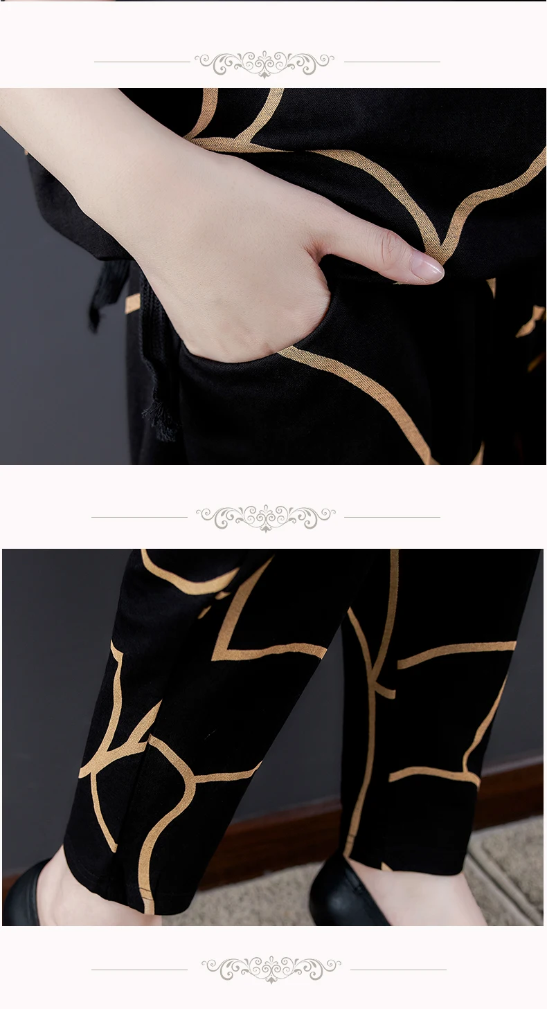 Middle Aged Two Piece Set Top And Pants Leisure Women Plus Size Suits And Sets Wholesale Clothing Female Outfits Clothes
Middle Aged Two Piece Set Top And Pants Leisure Women Plus Size Suits And Sets Wholesale Clothing Female Outfits Clothes