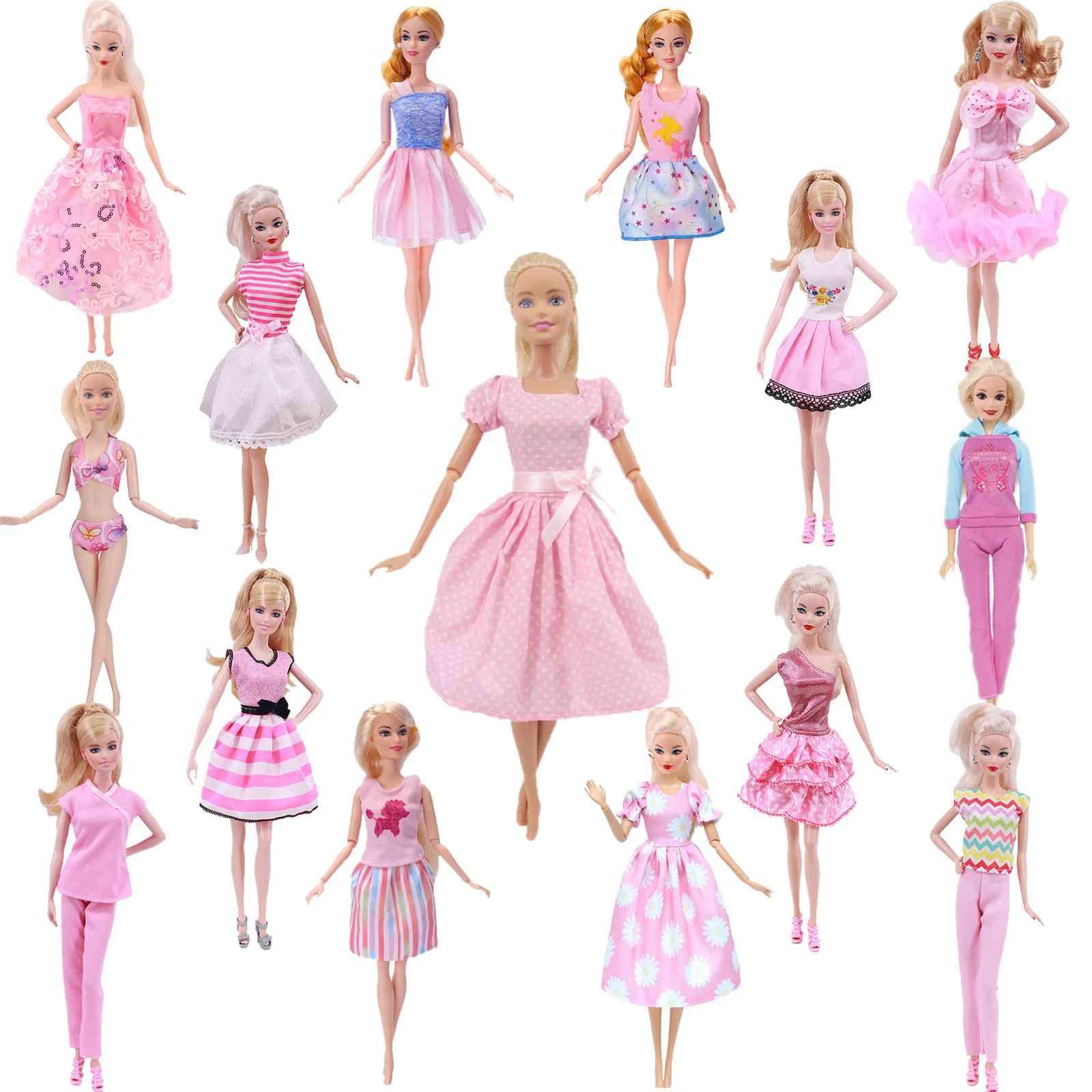 Barbies Clothes Pink Doll Dress Fashion Uniforms Handmade Clothing For Barbies BJD Doll Accessories Dress Up Toys Girls Gift
Barbies Clothes Pink Doll Dress Fashion Uniforms Handmade Clothing For Barbies BJD Doll Accessories Dress Up Toys Girls Gift