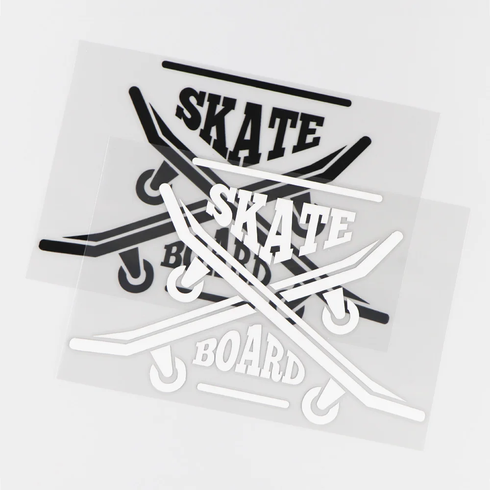 17.3*11.4CM SKATE BOARD Vinyl Car Sticker Decal Creative Cartoon Cool Fashion Black/Silver 4C-0253
17.3*11.4CM SKATE BOARD Vinyl Car Sticker Decal Creative Cartoon Cool Fashion Black/Silver 4C-0253
