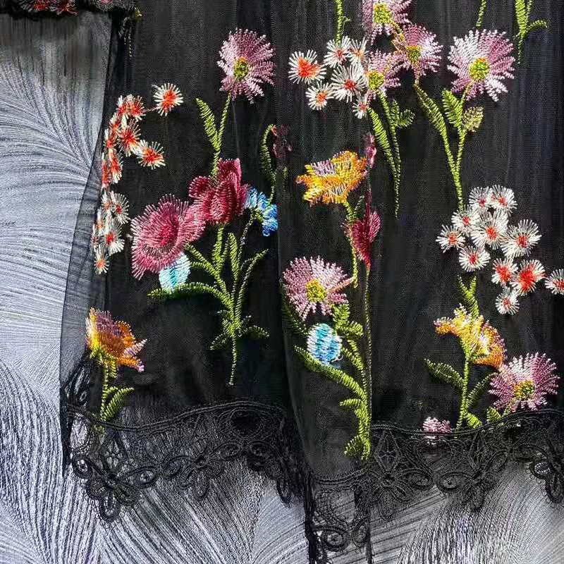 SEQINYY Black Mini Dress Summer Spring New Fashion Design Women Runway High Quality Embroidery Flowers Lace Slim Elegant
SEQINYY Black Mini Dress Summer Spring New Fashion Design Women Runway High Quality Embroidery Flowers Lace Slim Elegant