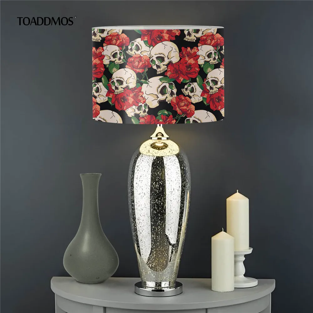 1pcs Drop Ship Lamp Shades Sugar Skull with Red Rose Design Pattern Fashion Art Home Decor Table Lamp Fabric Lampshade Washable
1pcs Drop Ship Lamp Shades Sugar Skull with Red Rose Design Pattern Fashion Art Home Decor Table Lamp Fabric Lampshade Washable