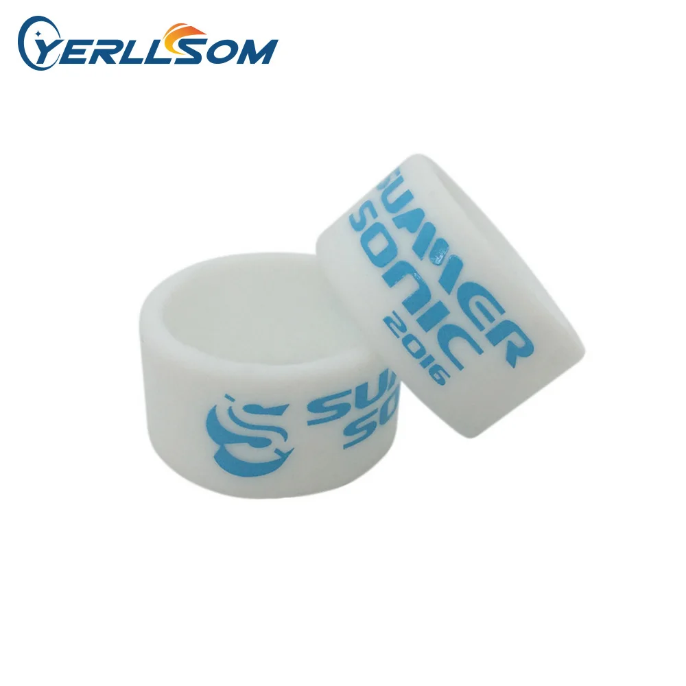Free Shipping 100PCS/lot customized silk printed rubber silicone vape bands for events S20052801
Free Shipping 100PCS/lot customized silk printed rubber silicone vape bands for events S20052801