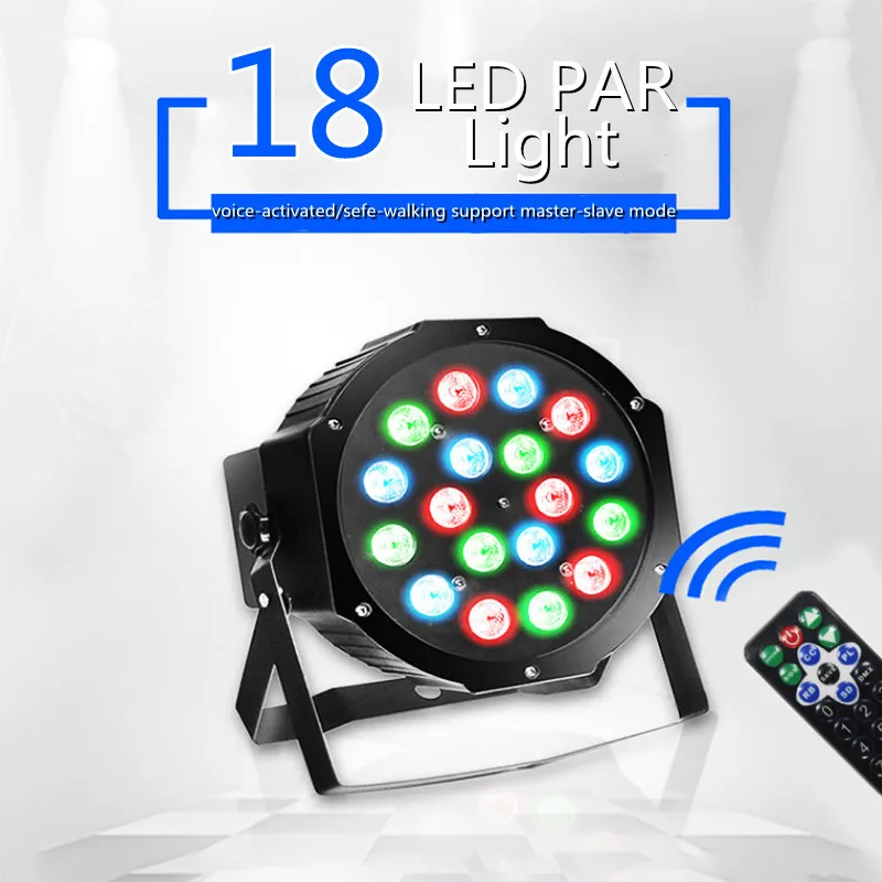 18x3W LED Par Light RGBW Disco Wash Light Equipment 8 Channels DMX 512 LED Lights Strobe Stage Lighting Effect Light With Remote
18x3W LED Par Light RGBW Disco Wash Light Equipment 8 Channels DMX 512 LED Lights Strobe Stage Lighting Effect Light With Remote