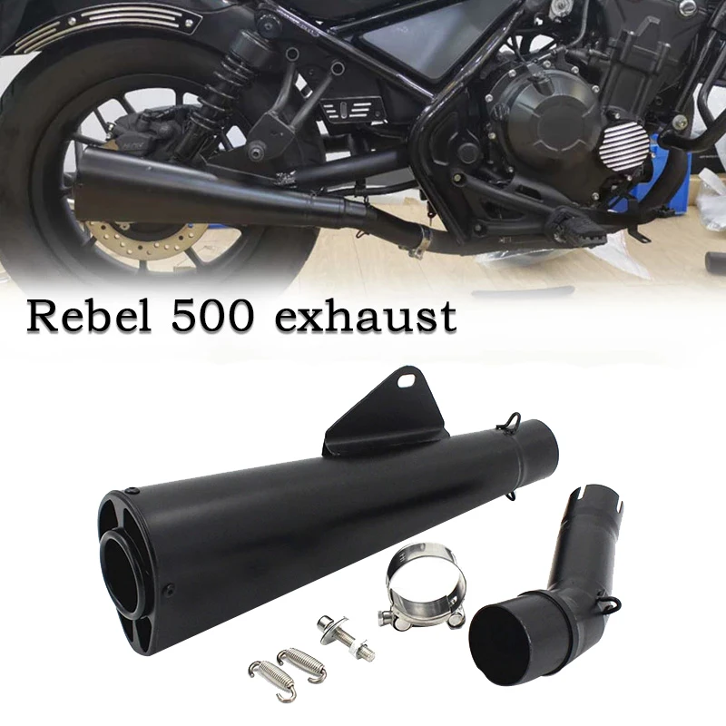 for Honda Rebel CM300 CM500 2017-2021 Motorcycle Stainless Steel Exhaust Pipe Muffler Accessories
for Honda Rebel CM300 CM500 2017-2021 Motorcycle Stainless Steel Exhaust Pipe Muffler Accessories