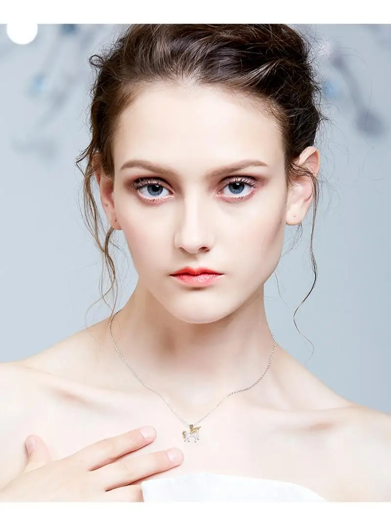 Ladies Fashion Hot Sale Cute Mini Opal Unicorn Pendant Necklace Jewelry Gift
Ladies Fashion Hot Sale Cute Mini Opal Unicorn Pendant Necklace Jewelry Gift