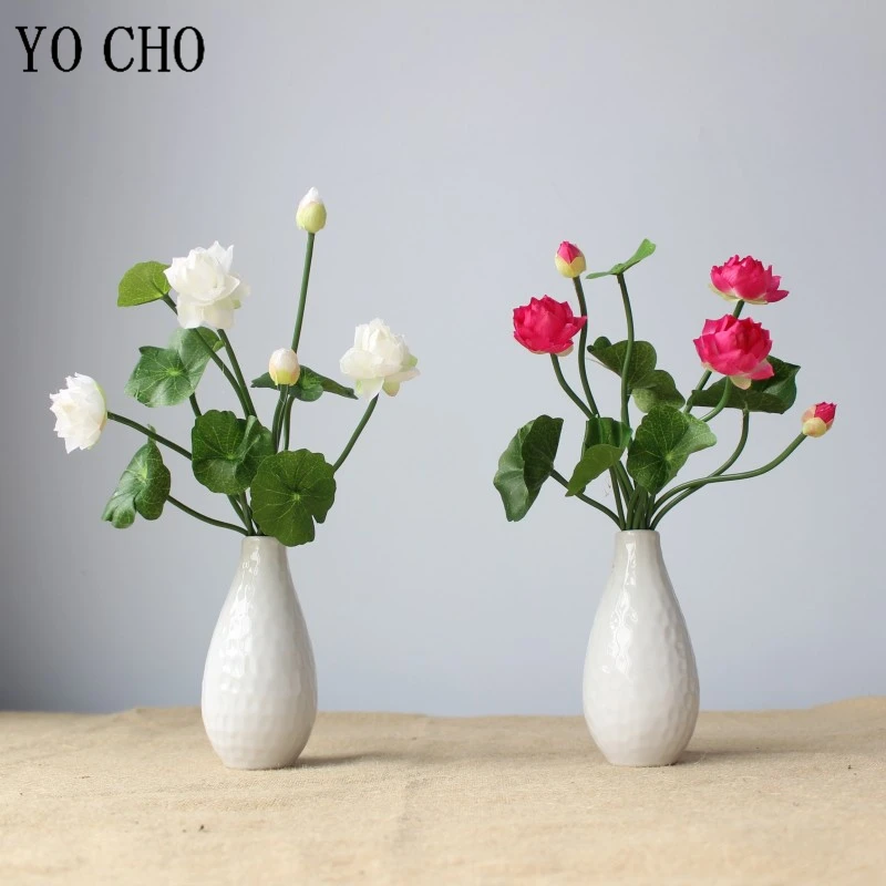 YO CHO Artificial Flower Silk Lotus Home Party Wedding Table Decor Fake Small Lotus DIY Mini Bouquet Flower Arrangement Floral
YO CHO Artificial Flower Silk Lotus Home Party Wedding Table Decor Fake Small Lotus DIY Mini Bouquet Flower Arrangement Floral