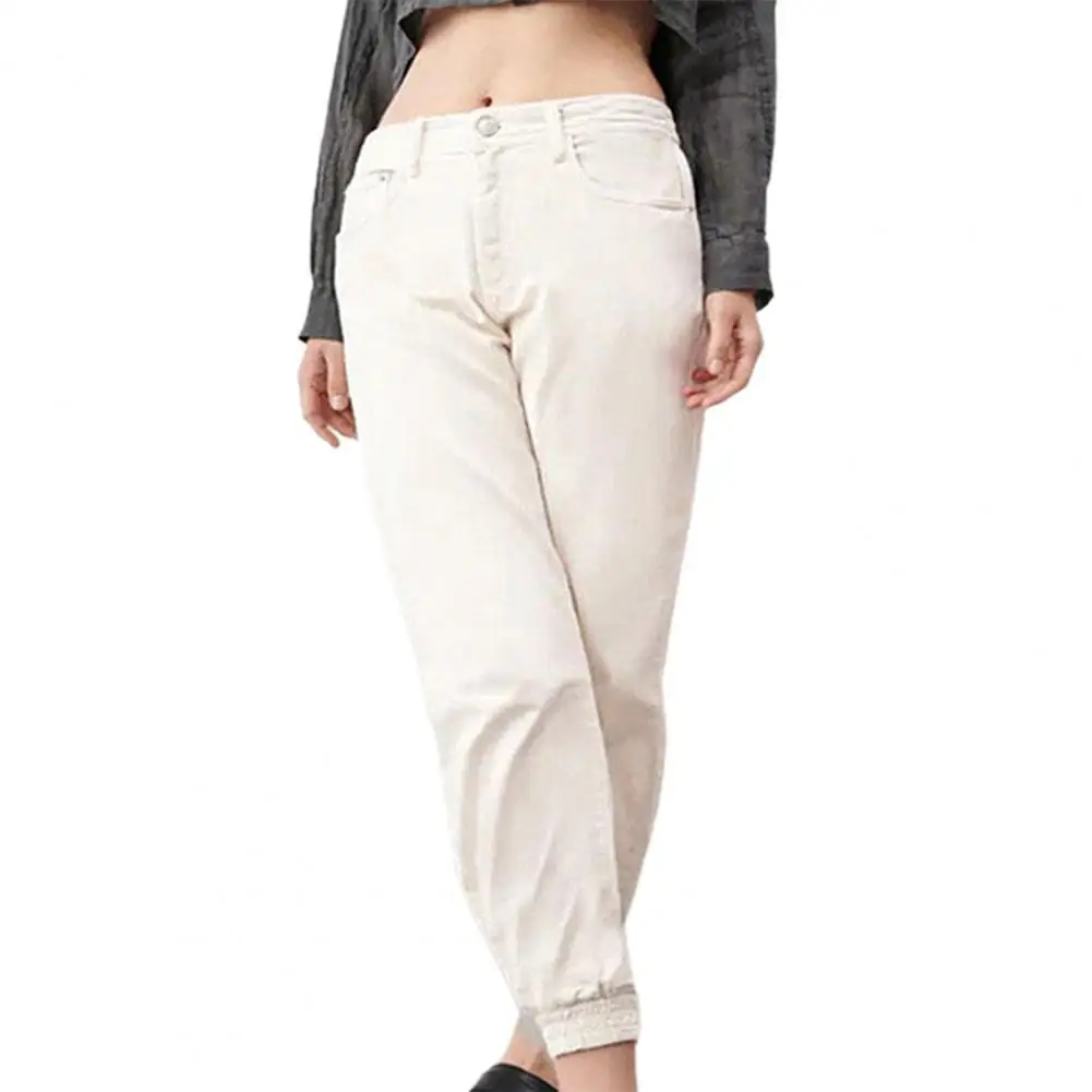 Women Trousers Fashionable Ankle-Length Bandage Cuffs Casual Fashion Shrink Resistant for Daily Wear
Women Trousers Fashionable Ankle-Length Bandage Cuffs Casual Fashion Shrink Resistant for Daily Wear