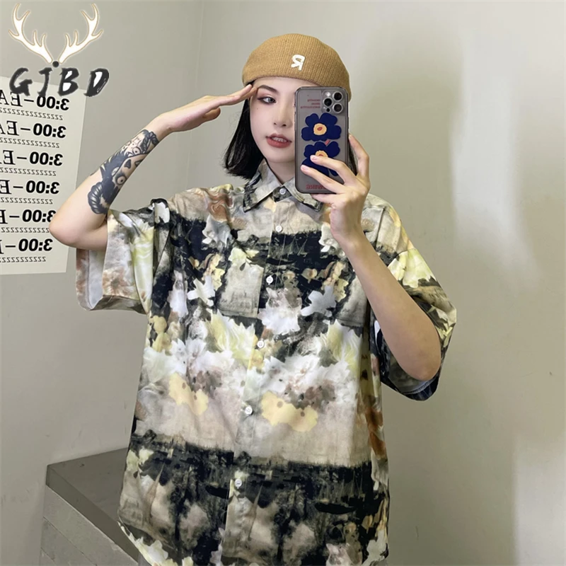 Short Sleeve Women's Shirt New 2021 Summer Vintage Streetwear Harajuku Fashion Casual Baggy Button Up Shirts Ladies Tops Blouse
Short Sleeve Women's Shirt New 2021 Summer Vintage Streetwear Harajuku Fashion Casual Baggy Button Up Shirts Ladies Tops Blouse