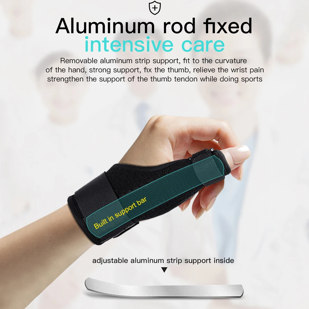 Sports Wrist Thumbs Hand Support Adjustable Compression Finger Holder Brace Protective Guard Gear for Left Right Hands Sports
Sports Wrist Thumbs Hand Support Adjustable Compression Finger Holder Brace Protective Guard Gear for Left Right Hands Sports