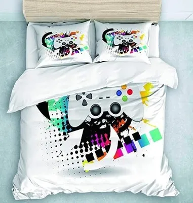 3D White Handle Game Machine Children's Gift With Pillowcase Cartoon Adult Men's Bedding Set Custom Duvet Cover
3D White Handle Game Machine Children's Gift With Pillowcase Cartoon Adult Men's Bedding Set Custom Duvet Cover