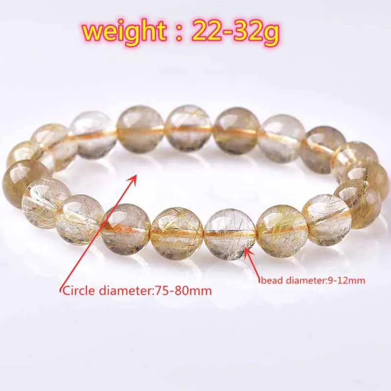 Natural Hair Crystal Beads Bracelets Quartz Streche Bracelet Elastic Pulserase Jewelry Beads Healing Stone Lovers Unisex Gift
Natural Hair Crystal Beads Bracelets Quartz Streche Bracelet Elastic Pulserase Jewelry Beads Healing Stone Lovers Unisex Gift