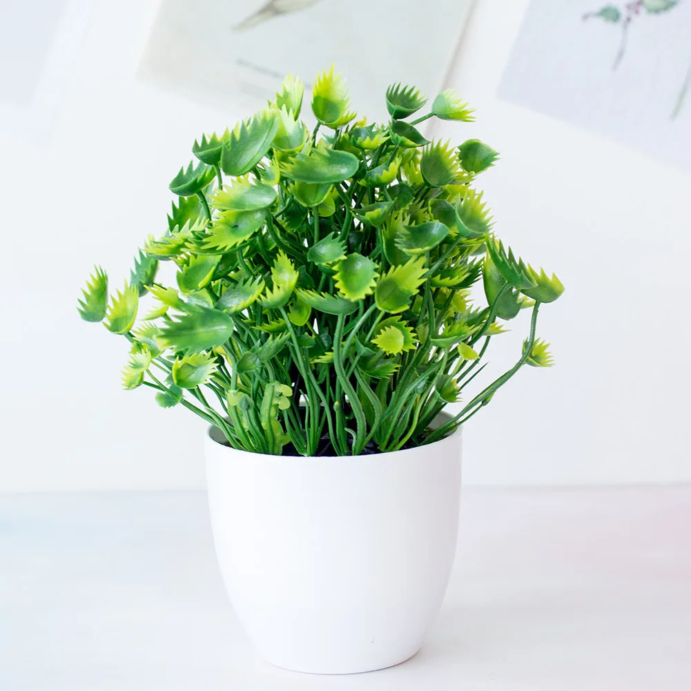 Fresh Artificial Foliage Plant Potted Bonsai Wedding Party Mall Desktop Decor Artificial Flower Plant Balcony Outdoor Decor
Fresh Artificial Foliage Plant Potted Bonsai Wedding Party Mall Desktop Decor Artificial Flower Plant Balcony Outdoor Decor