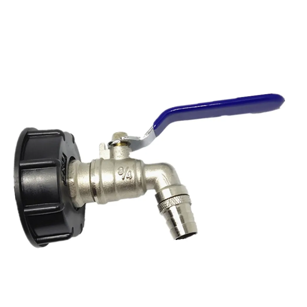 High Quality IBC Adapter S60*6, 3/4 Inch Garden Faucet Replacement Connector Fitting Valve Plastic + Brass
High Quality IBC Adapter S60*6, 3/4 Inch Garden Faucet Replacement Connector Fitting Valve Plastic + Brass