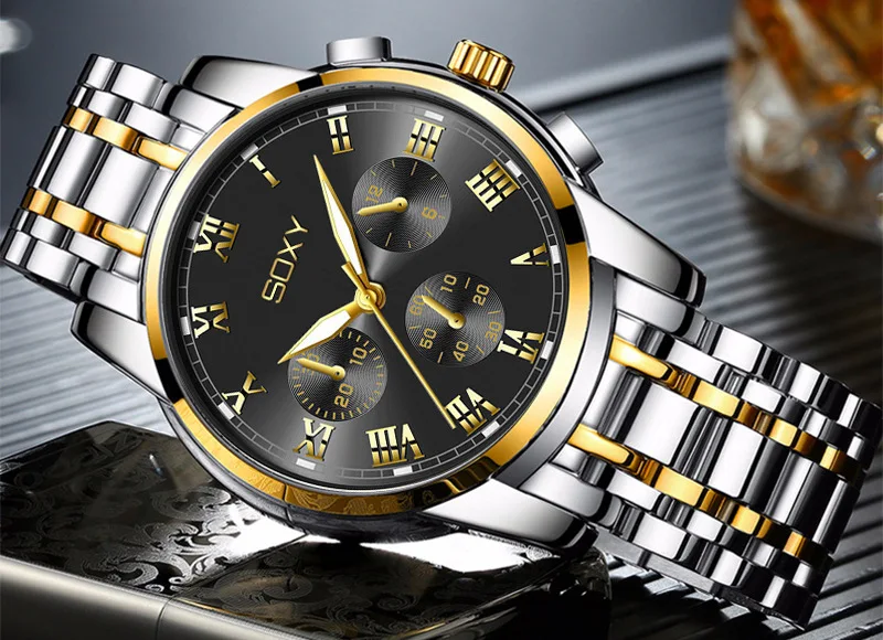 Men Watch Men's Watch Business Luxury Stainless steel Watch For Men Military Sports relogio masculino reloj hombre 2020 New
Men Watch Men's Watch Business Luxury Stainless steel Watch For Men Military Sports relogio masculino reloj hombre 2020 New