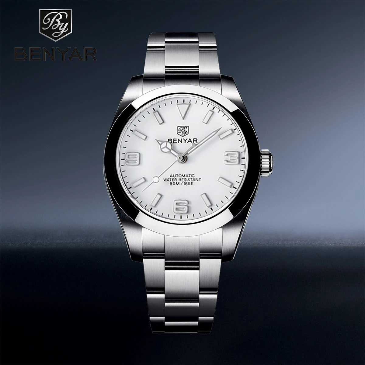 Benyar Design 2021 New Top Fashion Luxury Men's Mechanical Watch Stainless Steel Automatic Chain Water Supply Watch Reloj Hombre
Benyar Design 2021 New Top Fashion Luxury Men's Mechanical Watch Stainless Steel Automatic Chain Water Supply Watch Reloj Hombre
