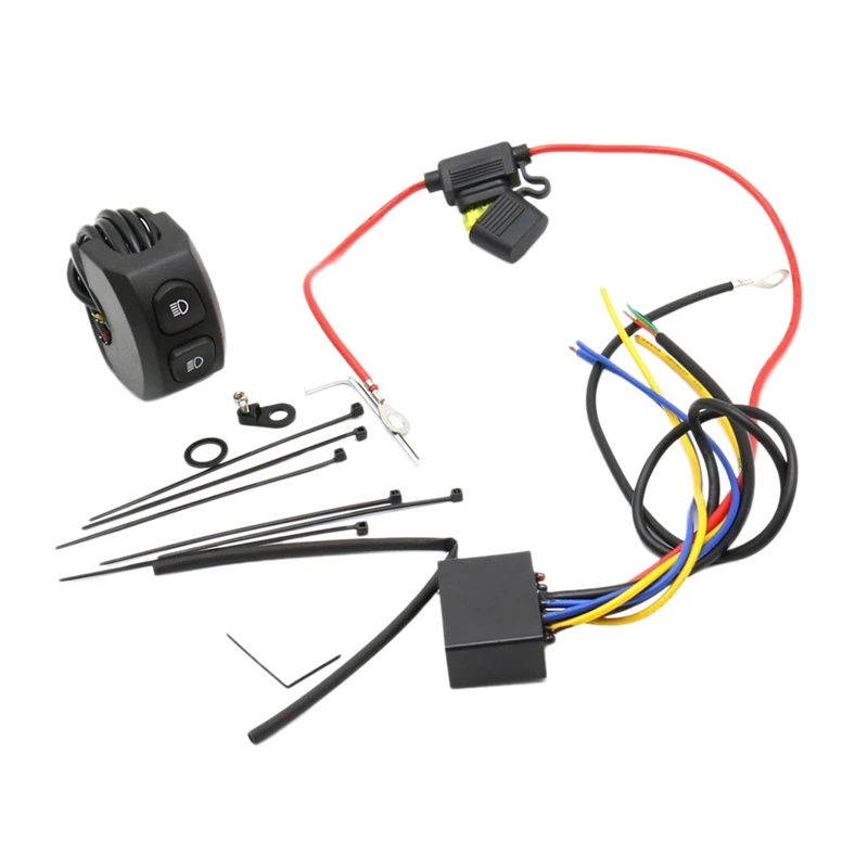 Выключатель противотумансветильник р с ручкой для мотоцикла + умное реле, светодиодные противотуманные фары для BMW R1200 R1250 F850/GS
Выключатель противотумансветильник р с ручкой для мотоцикла + умное реле, светодиодные противотуманные фары для BMW R1200 R1250 F850/GS