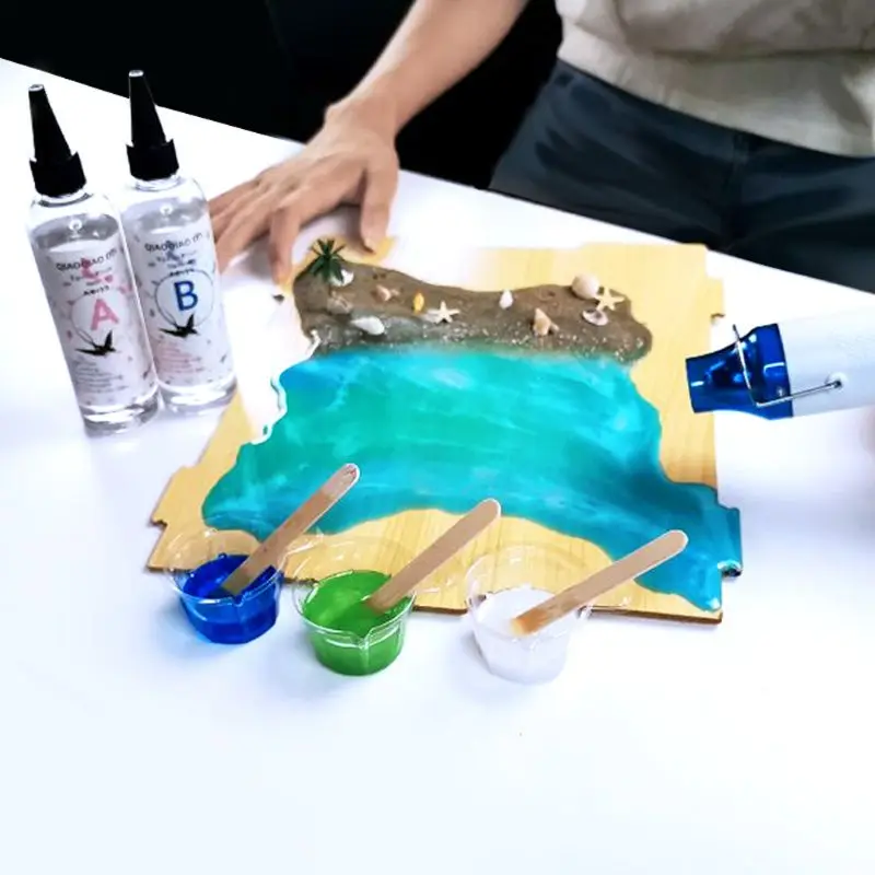 8 Ounce Quick Curing AB Resin 1:1 Kit Clear Hard Epoxy Resin Jewelry Making Tool
8 Ounce Quick Curing AB Resin 1:1 Kit Clear Hard Epoxy Resin Jewelry Making Tool