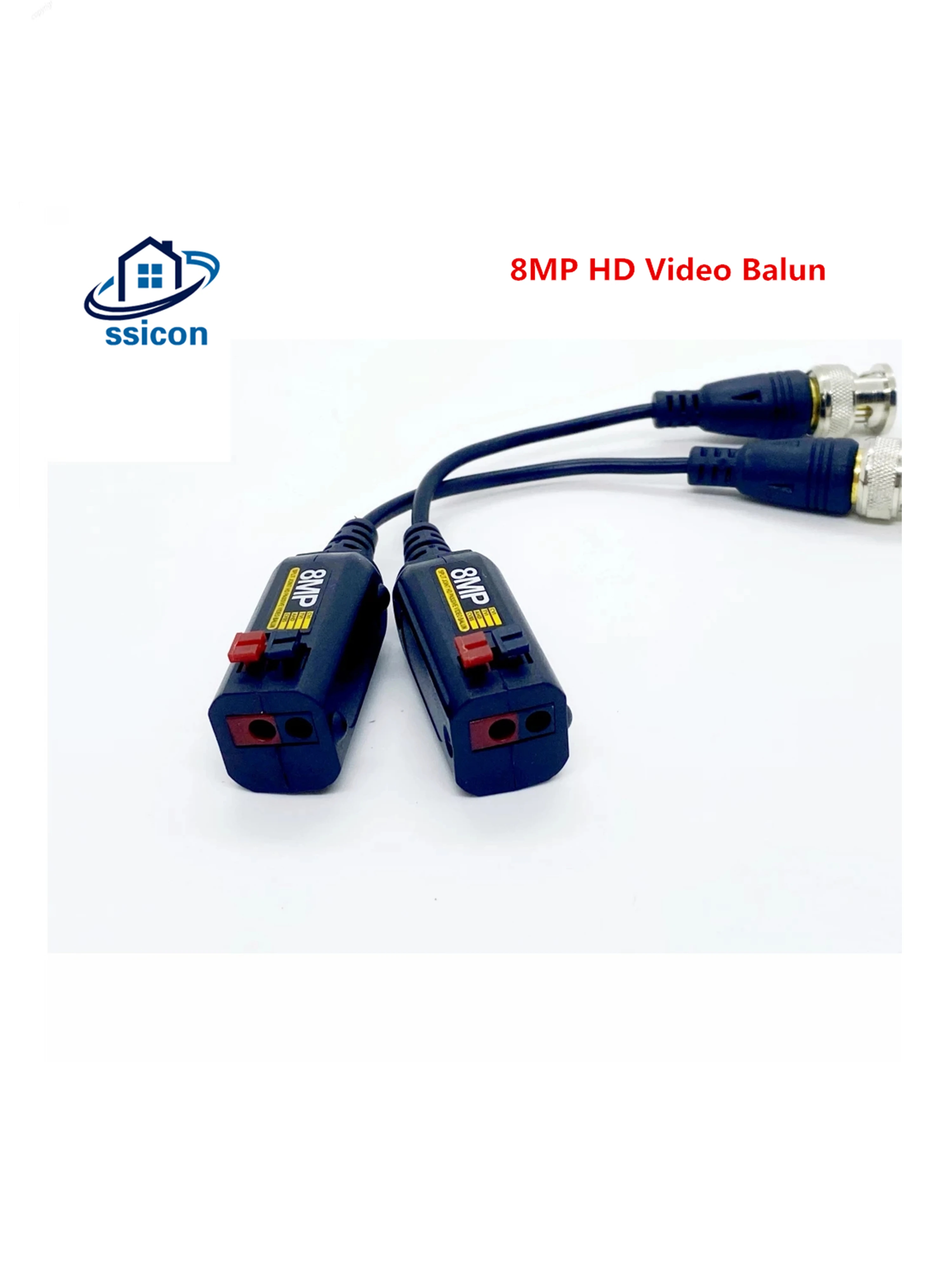 8MP HD CCTV Video Balun пассивная передача 4K BNC передатчик с витой парой для AHD CVI TVI CVBS Camera
8MP HD CCTV Video Balun пассивная передача 4K BNC передатчик с витой парой для AHD CVI TVI CVBS Camera