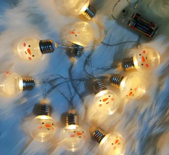 LED color lamp battery box lamp string Christmas Snowman holiday lamp decorative lamp
LED color lamp battery box lamp string Christmas Snowman holiday lamp decorative lamp