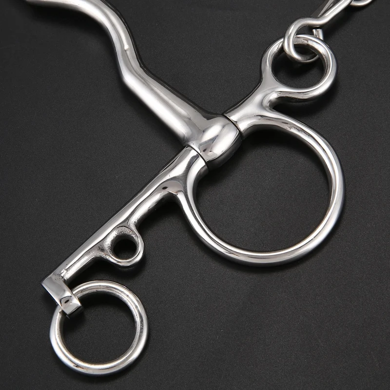 127MM Horse Bits Stainless Steel Equestrian Mouthpiece Snaffle for Riding Racing Halters Bit Equipment | Спорт и развлечения
