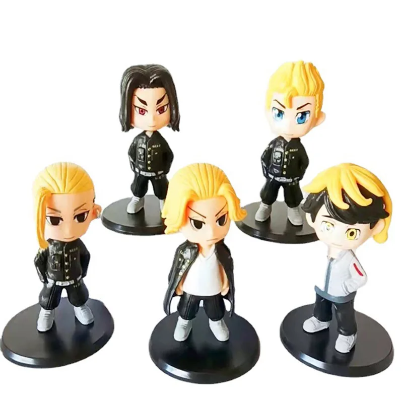 5pcs/set Anime Tokyo Revengers Action Figure Manjiro Sano Chifuyu Matsuno Takemichi Hanagaki Figurine Manga Model Props
5pcs/set Anime Tokyo Revengers Action Figure Manjiro Sano Chifuyu Matsuno Takemichi Hanagaki Figurine Manga Model Props