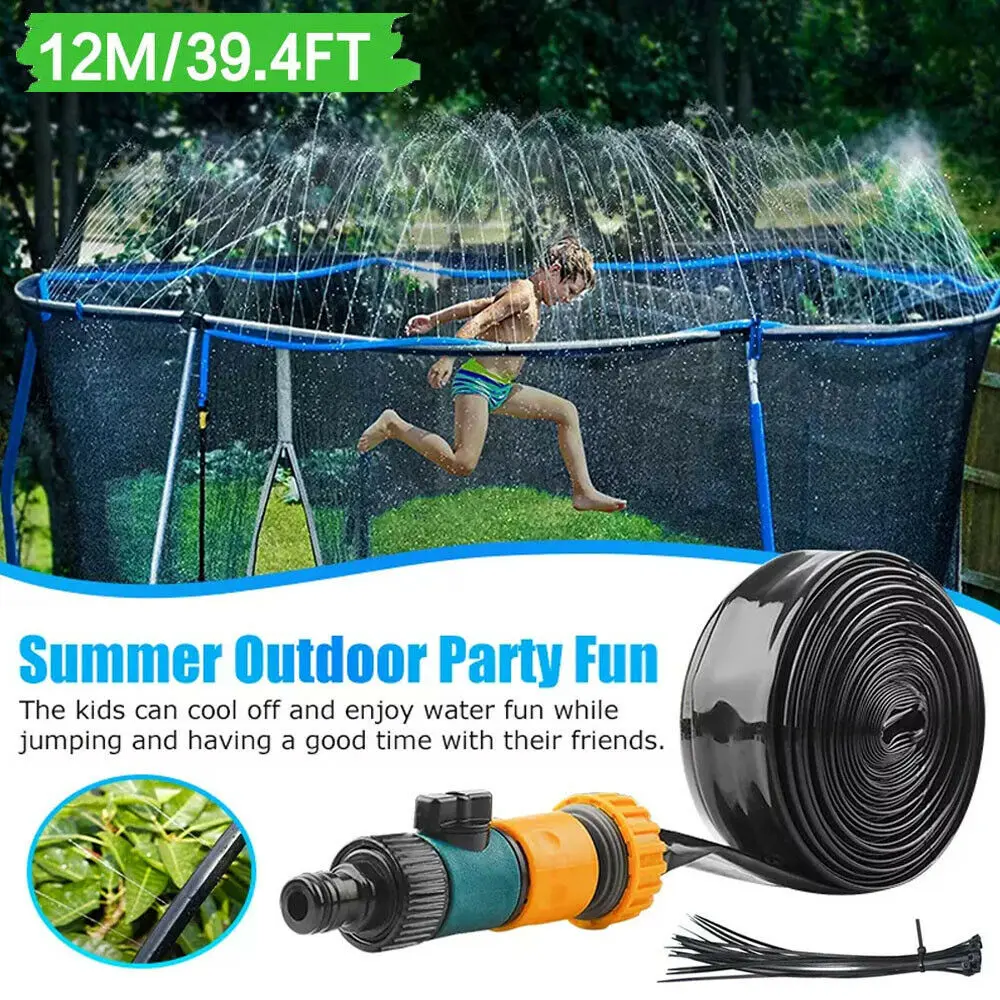 Trampoline Sprinkler Outdoor Summer Garden Water Sprinkler Safe Water Games Toy Sprayer For Kids Backyard Water Park Accessories
Trampoline Sprinkler Outdoor Summer Garden Water Sprinkler Safe Water Games Toy Sprayer For Kids Backyard Water Park Accessories