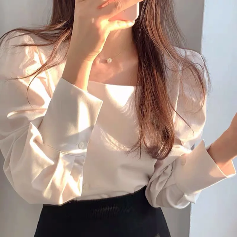 New Women Casual Basic Spring Autumn Blouse Top Shirt Formal Long sleeve Plus Size S~XL
New Women Casual Basic Spring Autumn Blouse Top Shirt Formal Long sleeve Plus Size S~XL