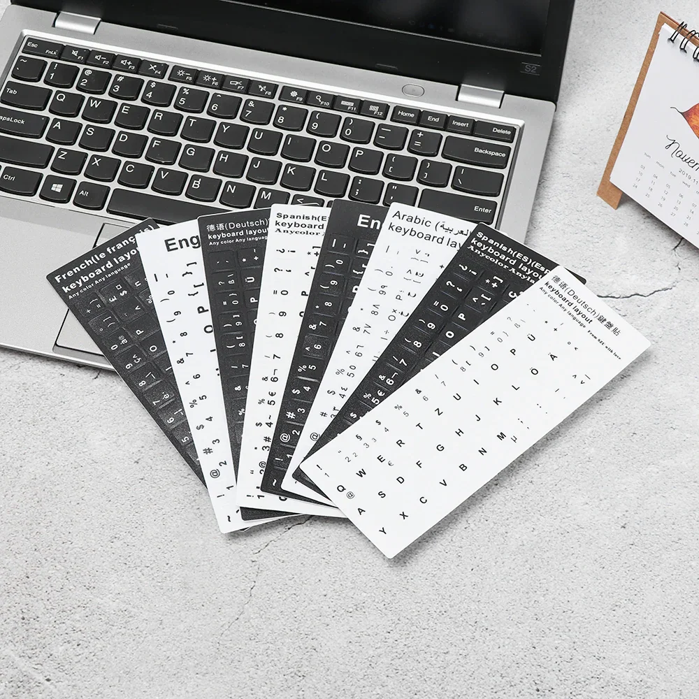 Spanish English Russian Deutsch Arabic Italian Japanese Letter 1Pcs Wear-resistant Keyboard Stickers Replacement For Laptop PC
Spanish English Russian Deutsch Arabic Italian Japanese Letter 1Pcs Wear-resistant Keyboard Stickers Replacement For Laptop PC