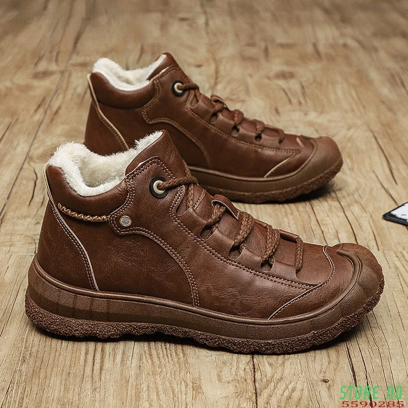 Men Ankle Boots Outdoor Leather Autumn Winter Non-Slip Walk Male Casual Flats Work Shoes Sneakers Fashion Comfortable
Men Ankle Boots Outdoor Leather Autumn Winter Non-Slip Walk Male Casual Flats Work Shoes Sneakers Fashion Comfortable