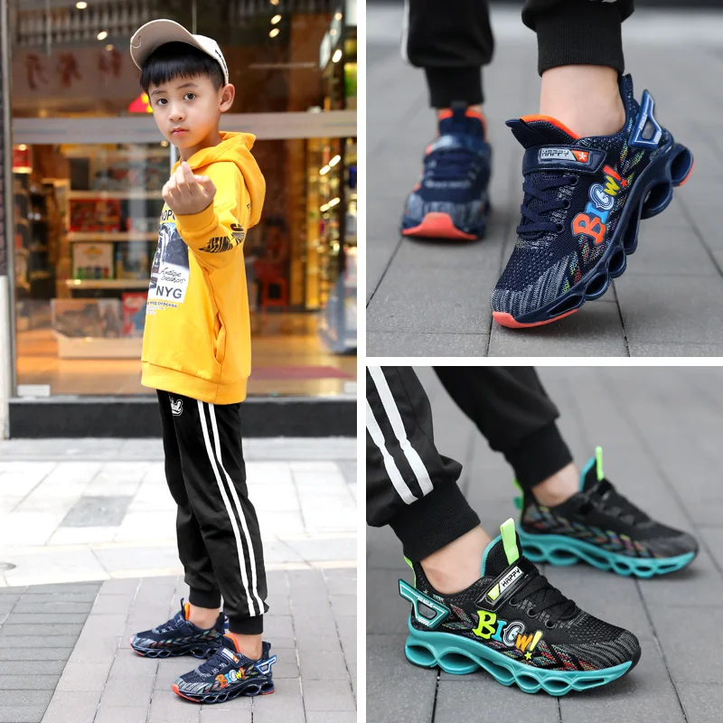 Children's Fashion Sports Shoes Lightweight Comfortable Casual Sports Shoes Blade Bottom Non-slip Shock-absorbing Running Shoes
Children's Fashion Sports Shoes Lightweight Comfortable Casual Sports Shoes Blade Bottom Non-slip Shock-absorbing Running Shoes