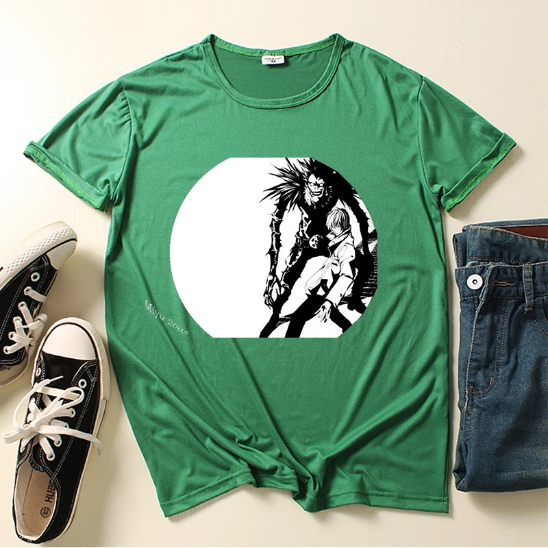 2021 Japanese Anime Death Note T Shirt Women Kawaii Summer Tops Unisex Cartoon Graphic Tees Manga Fashion Tshirt Female
2021 Japanese Anime Death Note T Shirt Women Kawaii Summer Tops Unisex Cartoon Graphic Tees Manga Fashion Tshirt Female