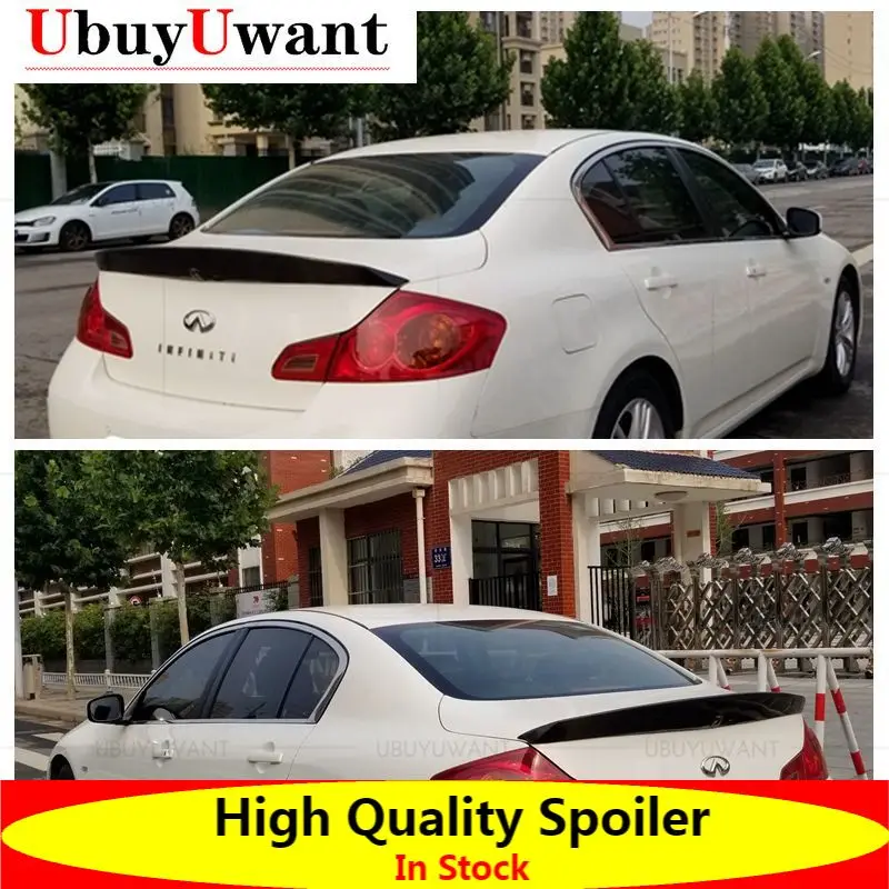 Для Infiniti G37 4 Двери Седан 2009 - 2013 G25 2011 - 2013 автомобиля задний спойлер заднего крыла углеродного волокна задний багажник спойлер крыло
Для Infiniti G37 4 Двери Седан 2009 - 2013 G25 2011 - 2013 автомобиля задний спойлер заднего крыла углеродного волокна задний багажник спойлер крыло