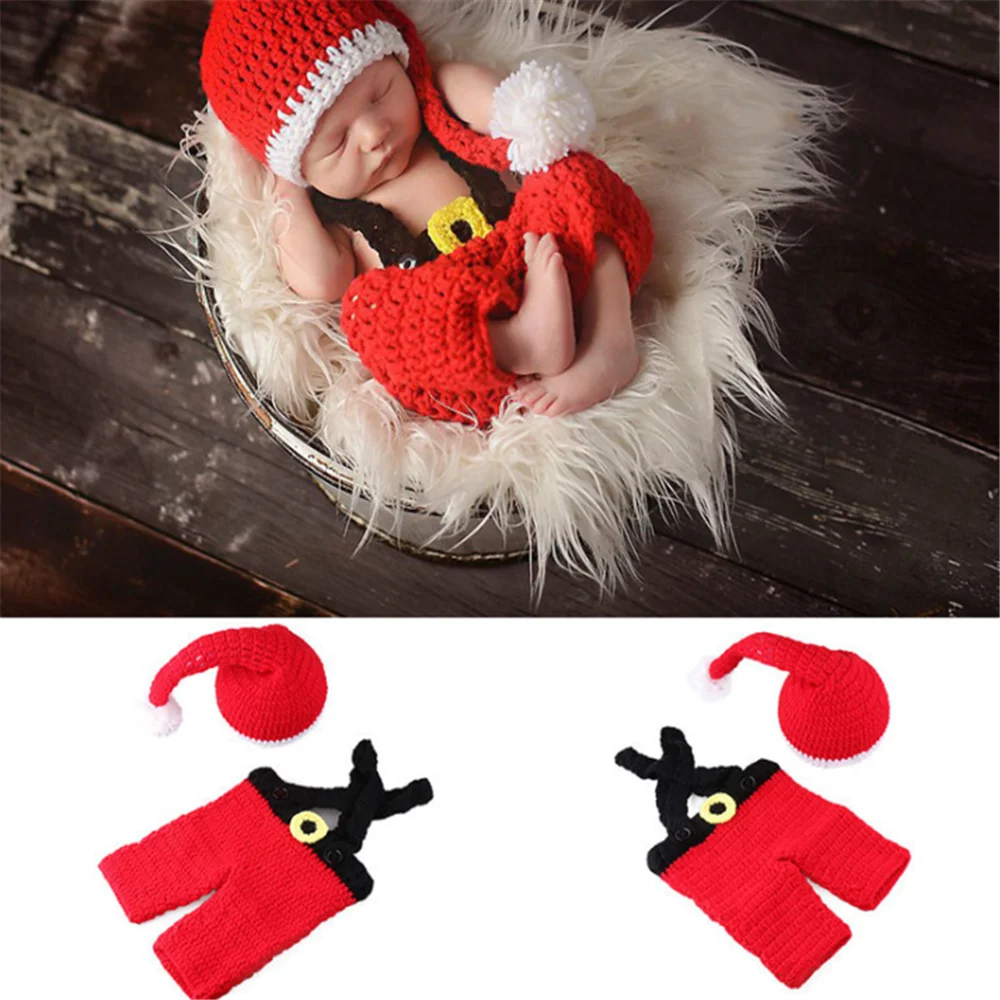 Christmas Baby Clothes Knitted Hat Bib Pants Set Newborn Baby Photography Props Santa Suit For Boy Cosplay Costume Girl Clothing
Christmas Baby Clothes Knitted Hat Bib Pants Set Newborn Baby Photography Props Santa Suit For Boy Cosplay Costume Girl Clothing