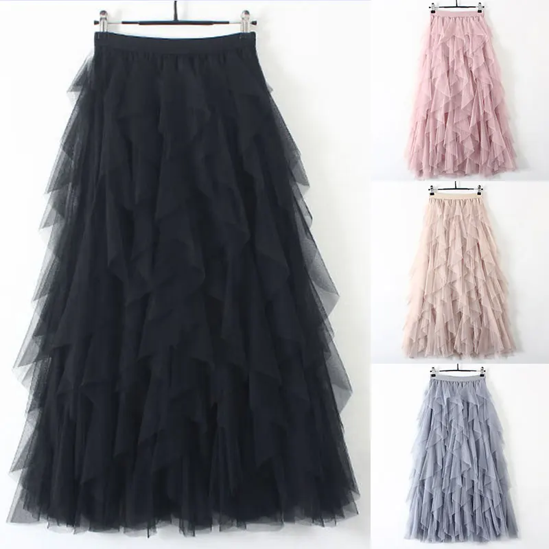 Spring New Sweet Cake Layered Long Mesh Skirts Princess High Waist Ruffled Vintage Tiered Tulle Pleated ins Skirts Long Skirt
Spring New Sweet Cake Layered Long Mesh Skirts Princess High Waist Ruffled Vintage Tiered Tulle Pleated ins Skirts Long Skirt