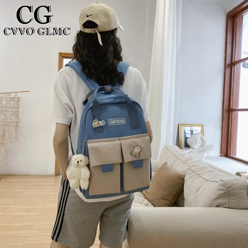 Cvvo Glmc Kawaii Harajuku Backpack Badge Fashion Book Ladies School Bag Women Waterproof Nylon Cute Student College Bags New
Cvvo Glmc Kawaii Harajuku Backpack Badge Fashion Book Ladies School Bag Women Waterproof Nylon Cute Student College Bags New